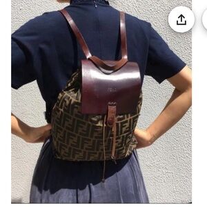 Fendi Vintage 2000 Collection FF Zucca Bag Pack. P